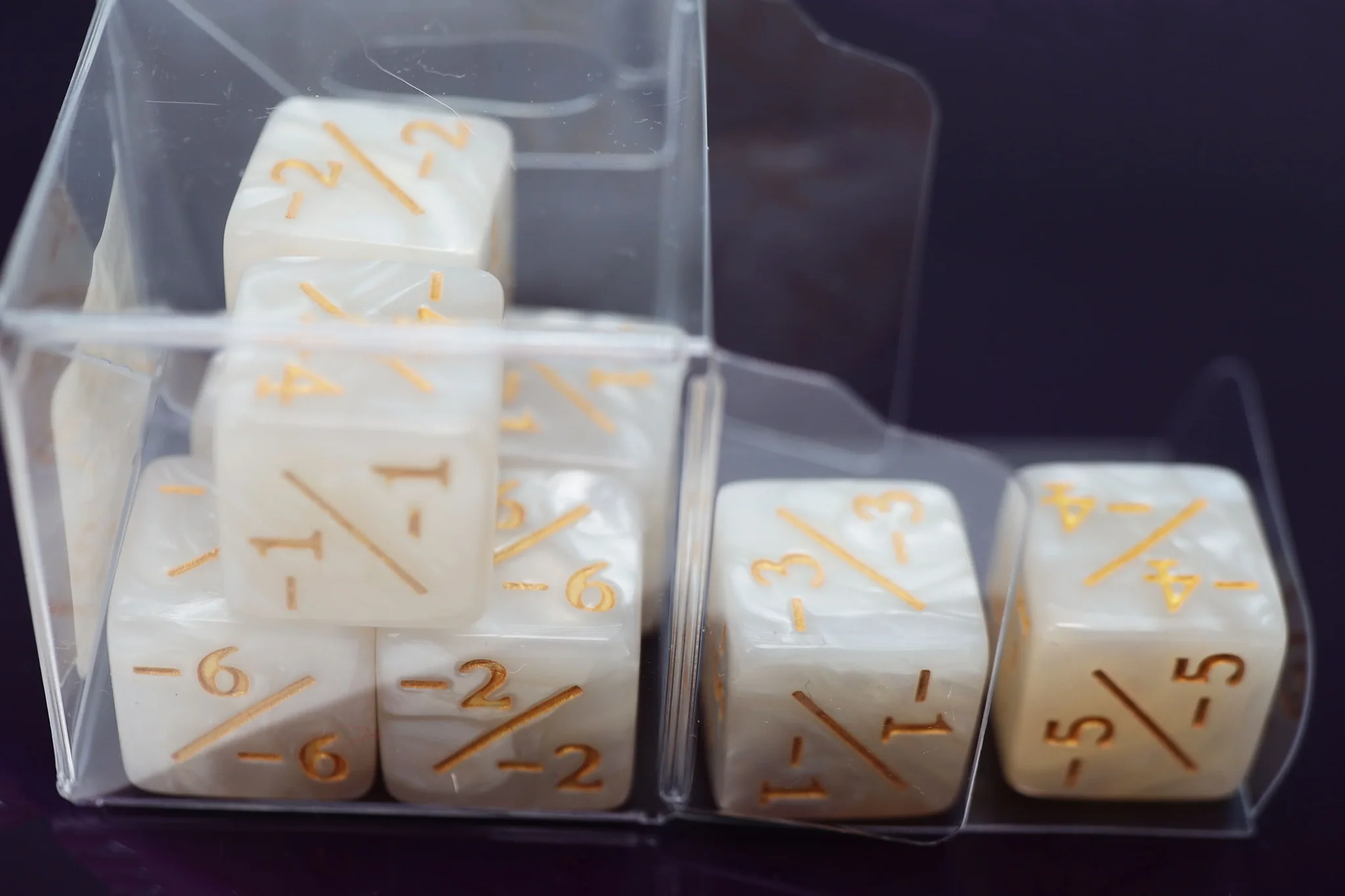 Foam Brain Games: -1/-1 Pearl White Counters for Magic - set of 8 - Image 5