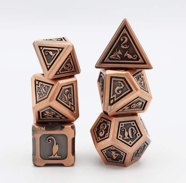 Foam Brain Games: Alchemist Metals RPG Dice Set: Copper