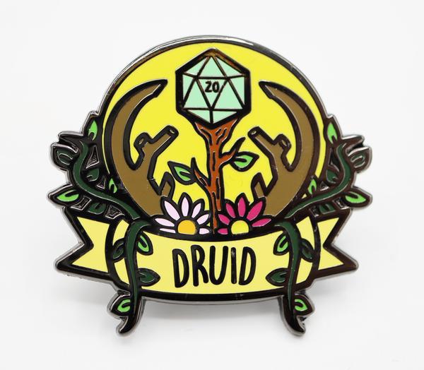 Foam Brain Games: Banner Class Pins - Druid
