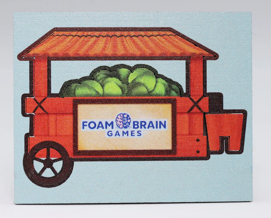 Foam Brain Games: Cabbage Cart Token - Image 2