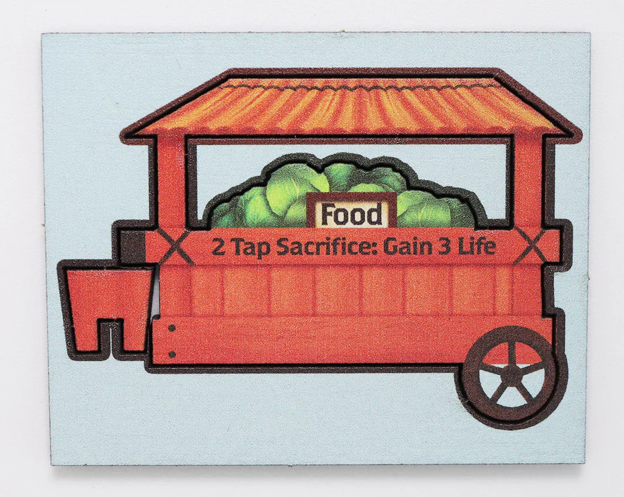 Foam Brain Games: Cabbage Cart Token - Image 3