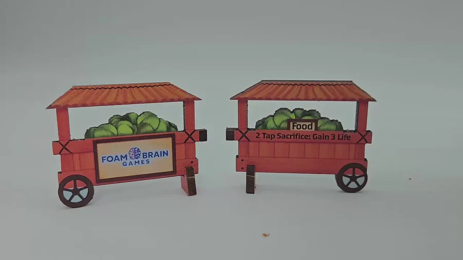 Foam Brain Games: Cabbage Cart Token - Image 5