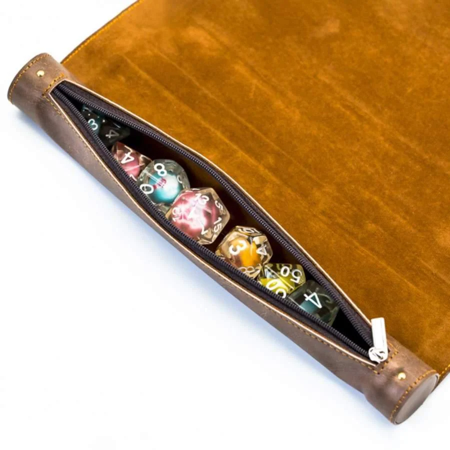 Foam Brain Games: Leatherette Roll-Up Dice Mat - Image 3