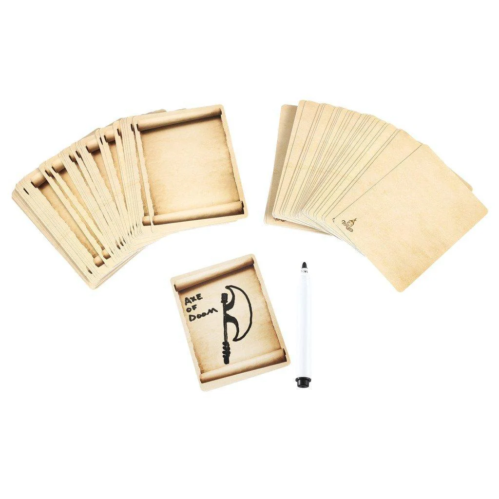 Forged Gaming Blank Dry Erase Card Deck - Pack of 2 Decks of 54
