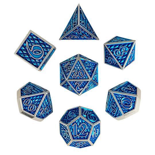 Forged Gaming: Dragon Scale - Ice Dragon - Metal RPG Dice Set - Image 3