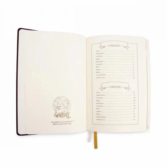 Forged Gaming: GlassStaff Player Journal - Blue - Image 4