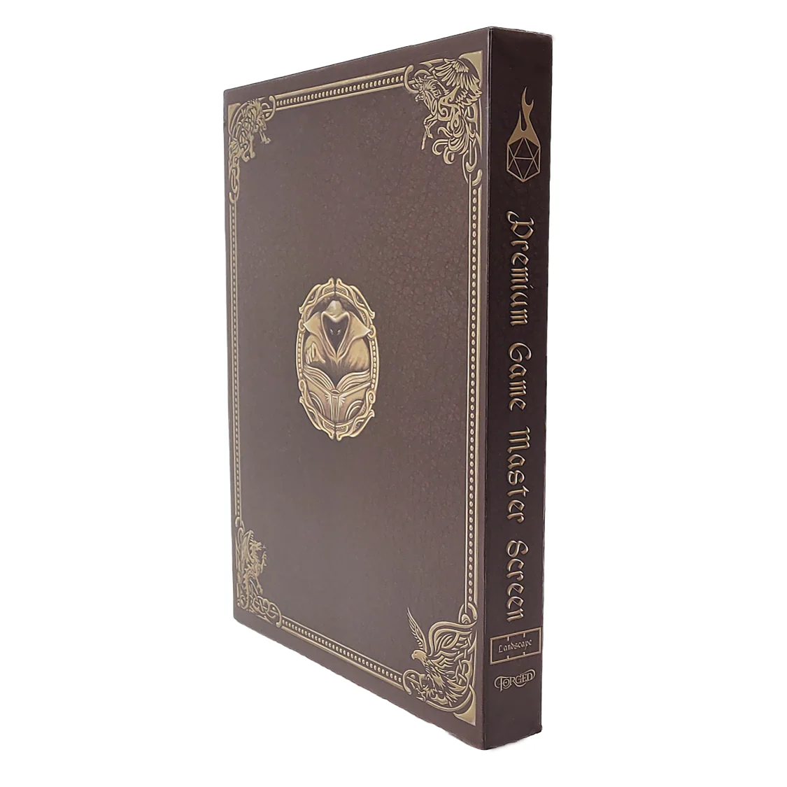 Forged Gaming: Premium Game Master Screen - Landscape Edition - Brown - Image 2