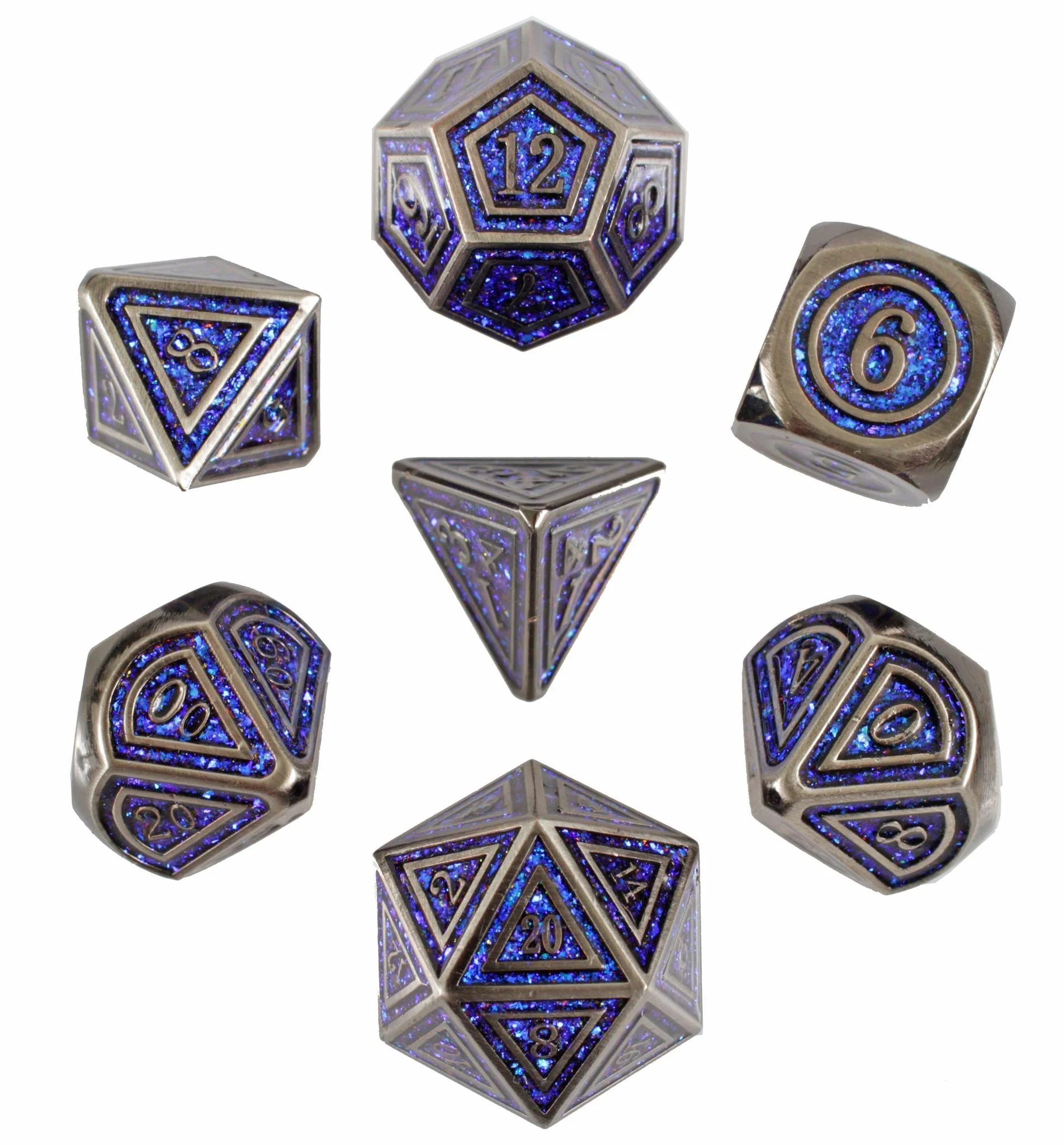 Forged Gaming: Star Core - 7 Set of Metal Dice
