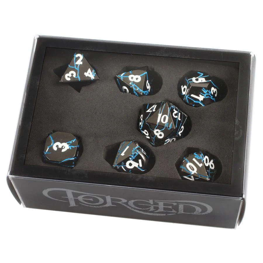 Forged Gaming: Tempest Magus - 7 Set of Metal Dice - Image 2