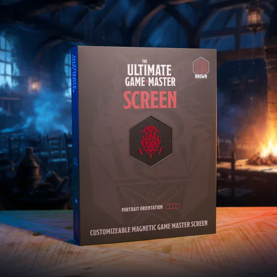 Forged Gaming: Ultimate Game Master Screen: Core Screen Portrait (Brown) - Image 5