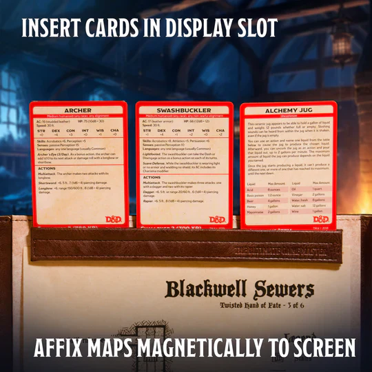 Forged Gaming: Ultimate Game Master Screen - Magnetic Bar (2 Pack) - Image 4