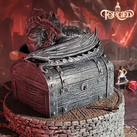 Forged Gaming: Wyvern Dice Chest With Lock - Image 2