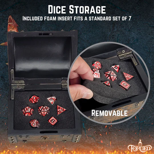 Forged Gaming: Wyvern Dice Chest With Lock - Image 3