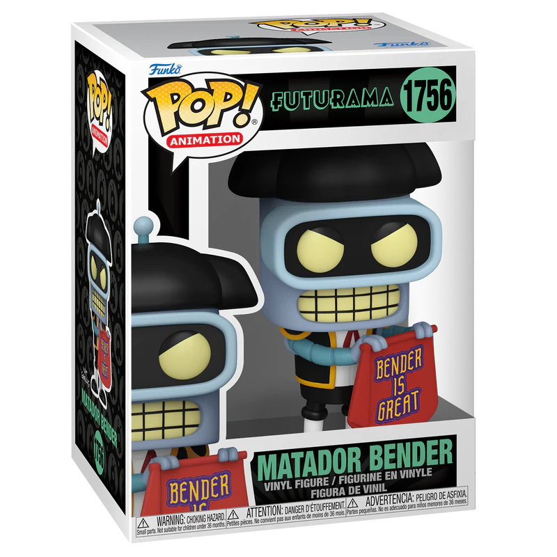 Funko Pop! Animation: Futurama - Matador Bender (#1756)
