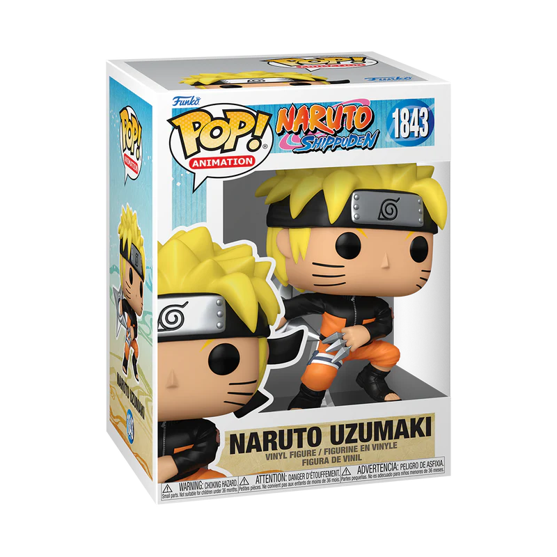 Funko Pop! Animation: Naruto Shippuden - Naruto Uzumaki w/ Kunai and Shuriken - Image 2