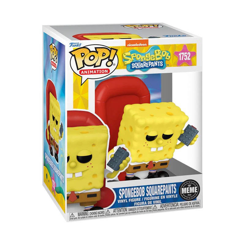 Funko Pop! Animation: SpongeBob SquarePants - SpongeBob SquarePants Premium (Ight Imma Head Out Meme) (#1752)