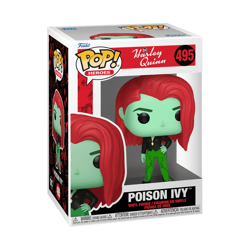 Funko Pop! DC Harley Quinn: Poison Ivy in Black Jacket (#495)