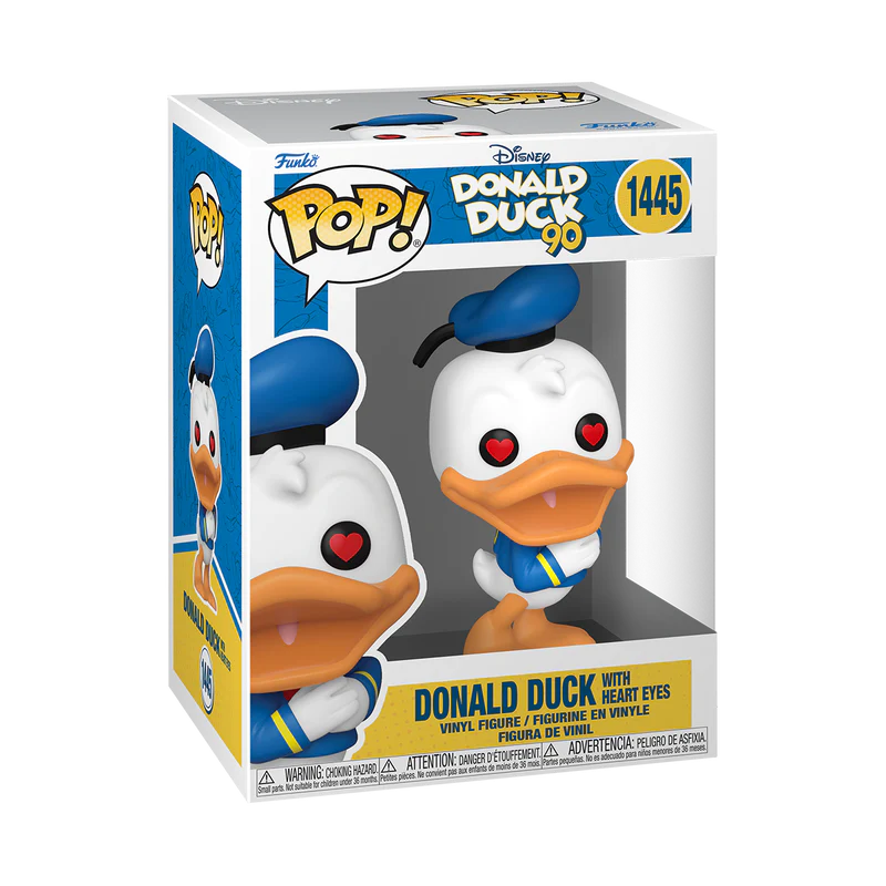 Funko Pop! Disney: Donald Duck 90 - Donald Duck with Heart Eyes (#1445)