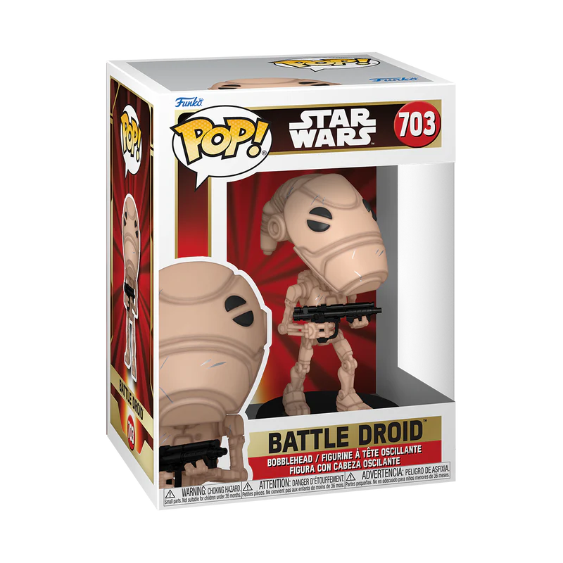 Funko Pop! Movies: Star Wars - Battle Droid - Image 2