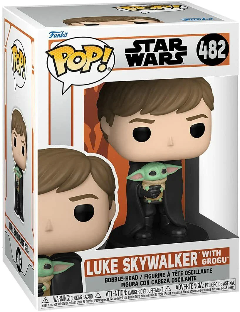 Funko Pop! Star Wars: Mandalorian - Luke Skywalker with Grogu (#482)