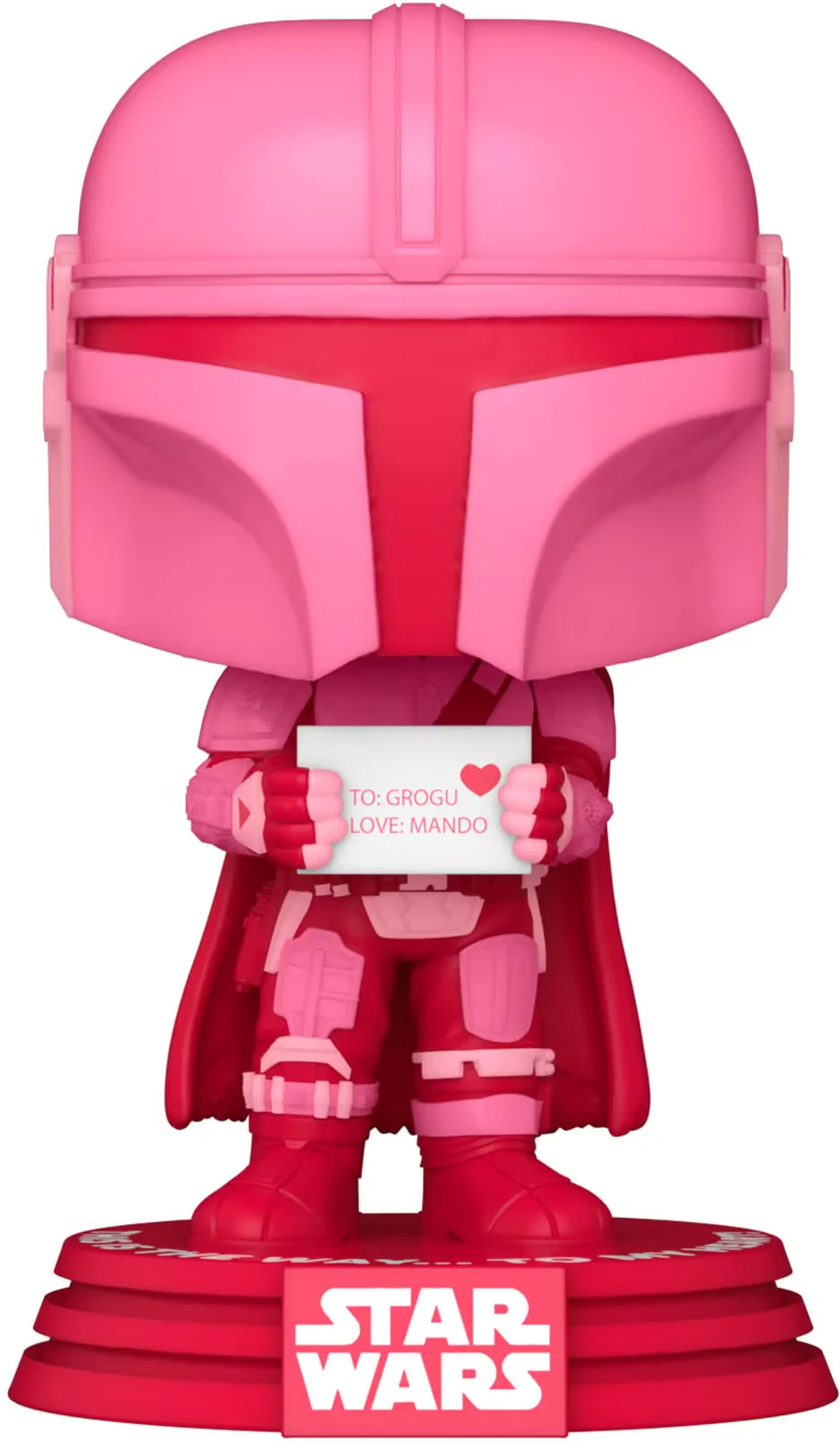 Funko Pop! Star Wars: Valentine's Day S2 - Mandalorian (#495) - Image 2
