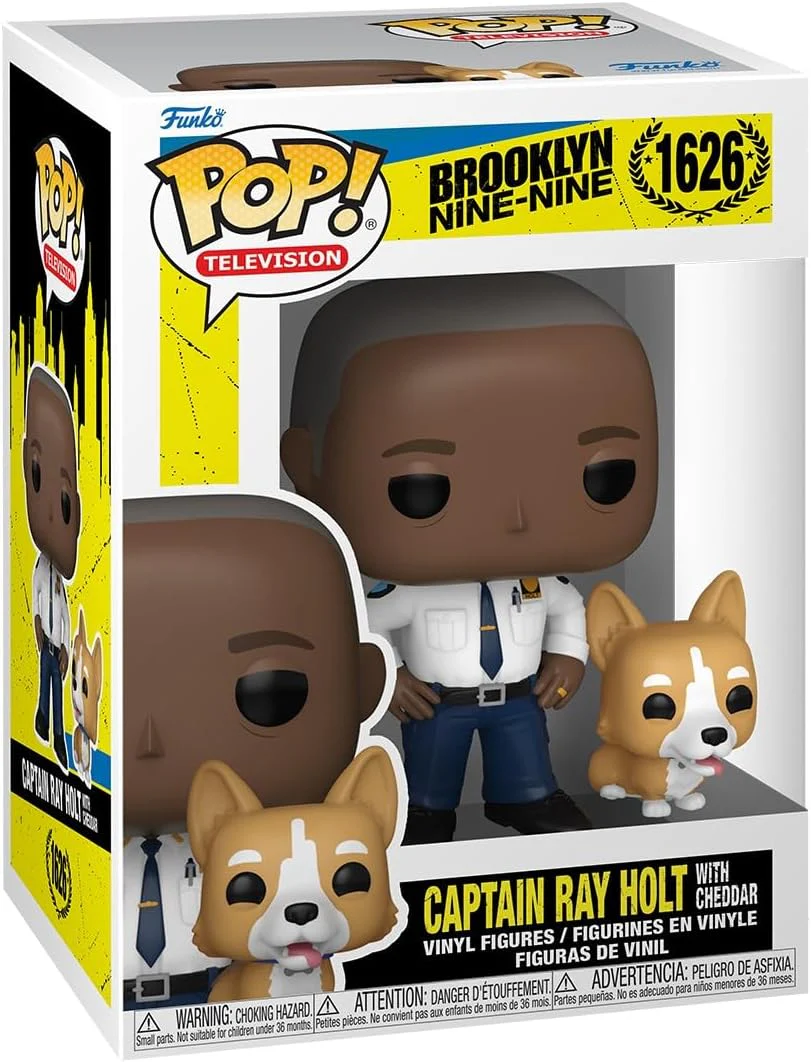 Funko Pop! Television: Brooklyn Nine-Nine - Captain Ray Holt with Cheddar (#1626)