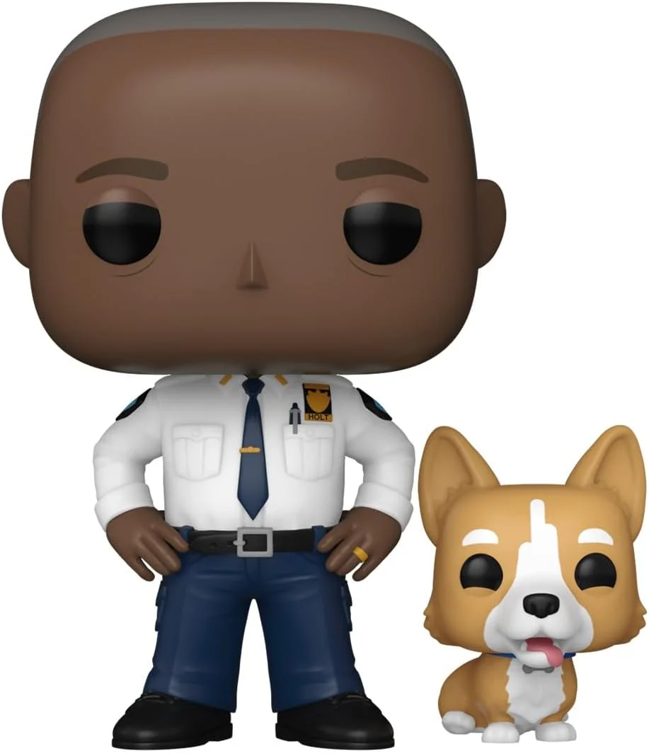 Funko Pop! Television: Brooklyn Nine-Nine - Captain Ray Holt with Cheddar (#1626) - Image 2