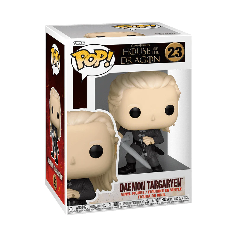 Funko Pop! Television: House of the Dragon - Daemon Targaryen with Dark Sister (#23) - Image 2