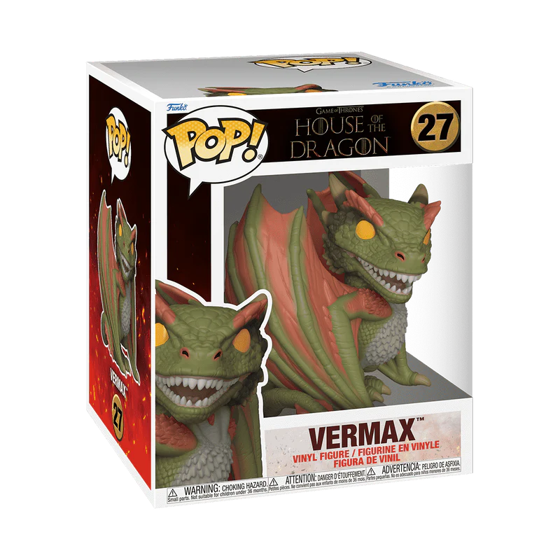 Funko Pop! Television: House of the Dragon - Super Vermax (#27) - Image 2