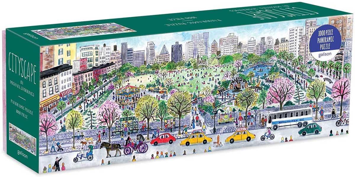 Galison Puzzles: Cityscape By Michael Storrings - 1000 Piece Puzzle