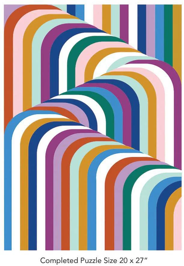 Galison Puzzles: Now House by Jonathan Adler - 1000 Piece Vertigo Puzzle - Image 2