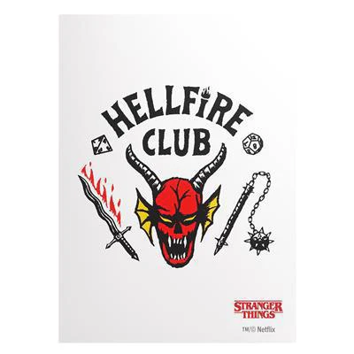 Gamegenic: Dungeons & Dragons 5th Edition - Stranger Things - Hellfire Club - Art Sleeves (50)