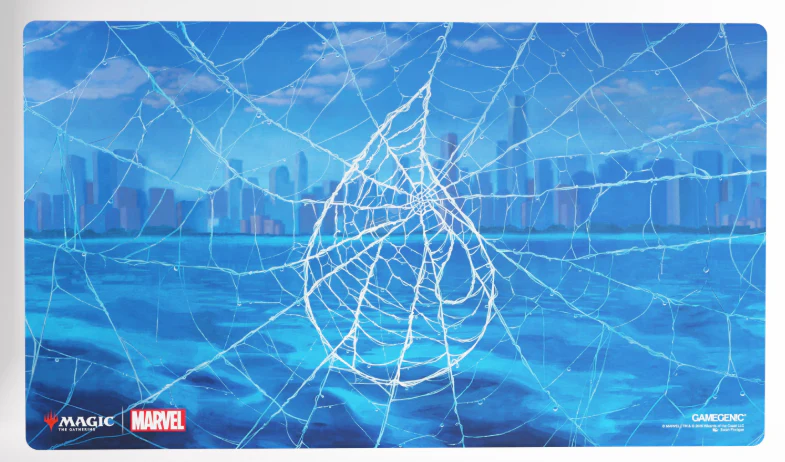 Gamegenic: Magic: The Gathering - Marvel's Spider-Man Shiny Playmat - Spider-Man Island