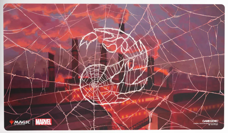 Gamegenic: Magic: The Gathering - Marvel's Spider-Man Shiny Playmat - Spider-Man Mountain
