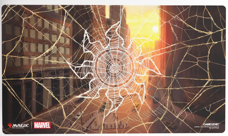 Gamegenic: Magic: The Gathering - Marvel's Spider-Man Shiny Playmat - Spider-Man Plains