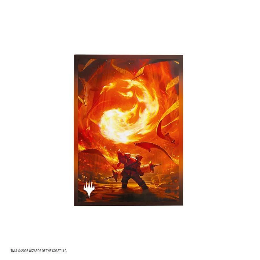 Gamegenic: Magic: The Gathering - Secrets of Strixhaven - Premium Art Sleeves -  Mountain (105ct) - Image 3