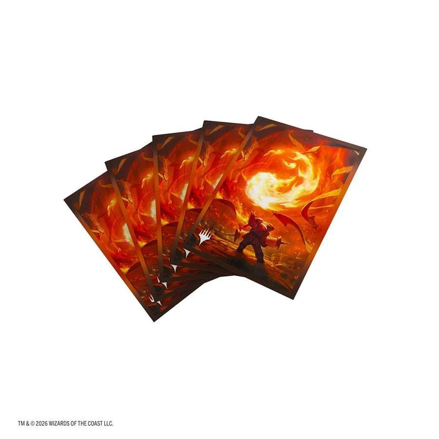 Gamegenic: Magic: The Gathering - Secrets of Strixhaven - Premium Art Sleeves -  Mountain (105ct) - Image 4