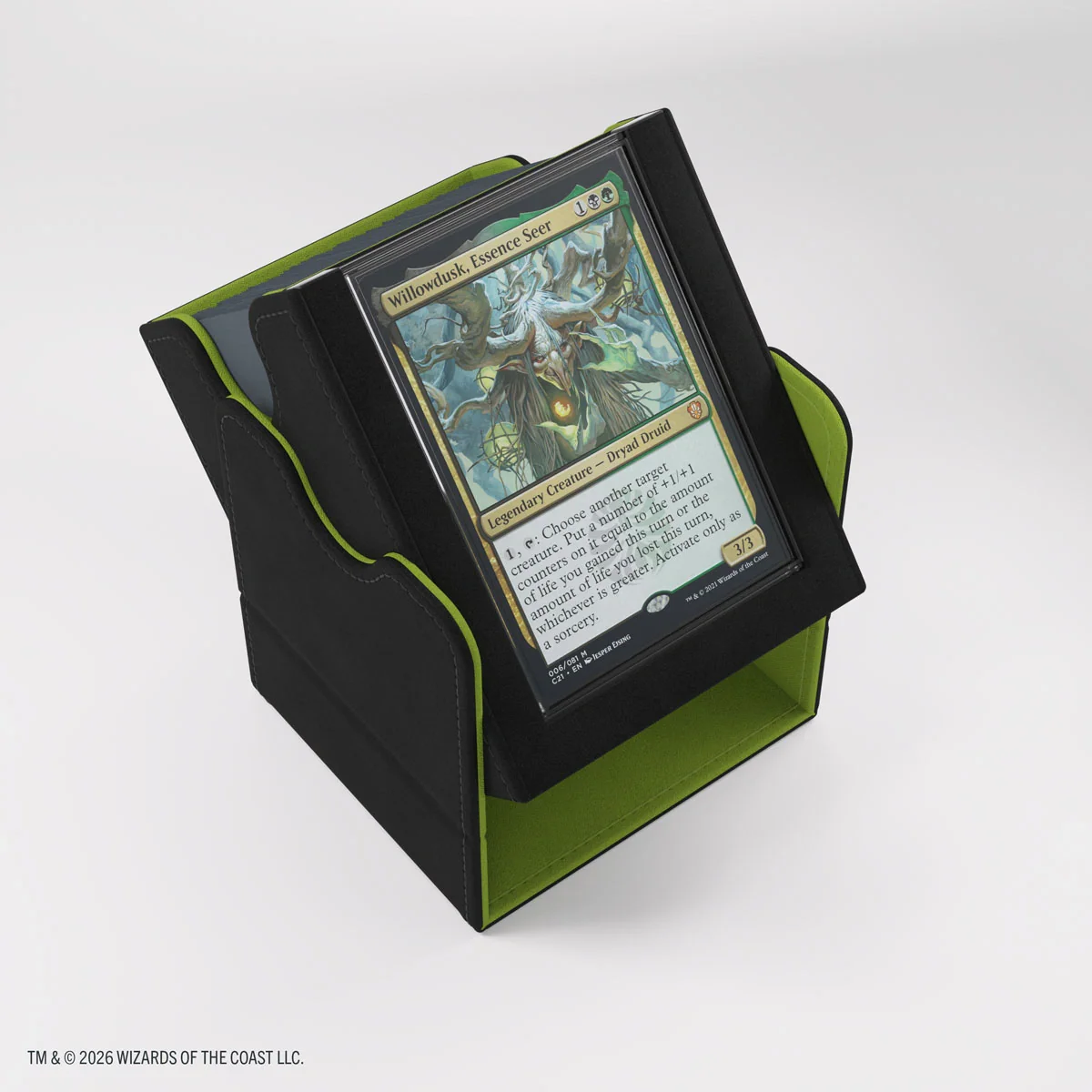 Gamegenic: Magic: The Gathering - Secrets of Strixhaven - Squire PLUS 100+ XL - Black/Green - Image 10