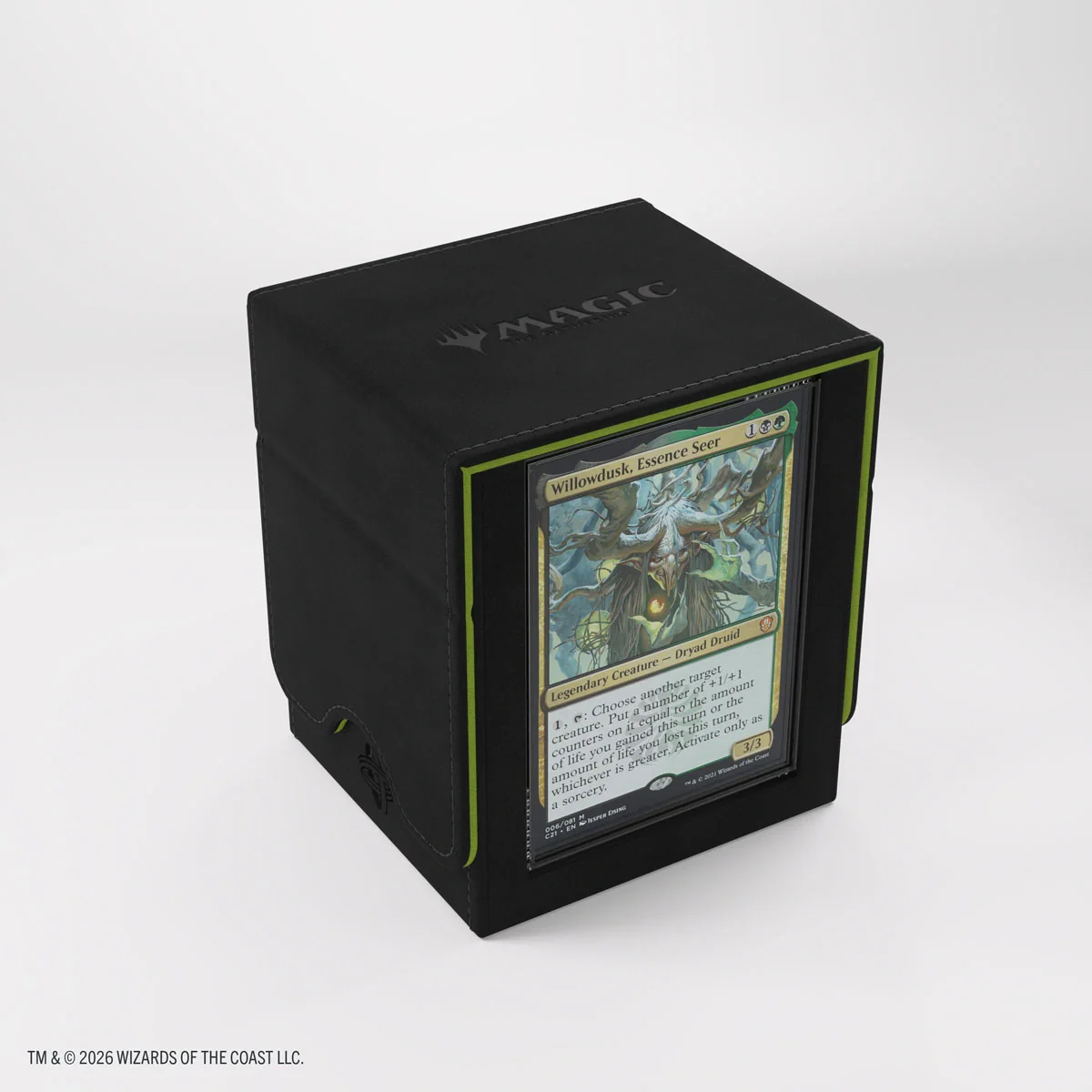 Gamegenic: Magic: The Gathering - Secrets of Strixhaven - Squire PLUS 100+ XL - Black/Green - Image 4