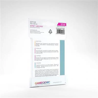 Gamegenic PRIME Sleeves: Scythe and - or Lost Cities (60) (72 x 112mm) - Image 2