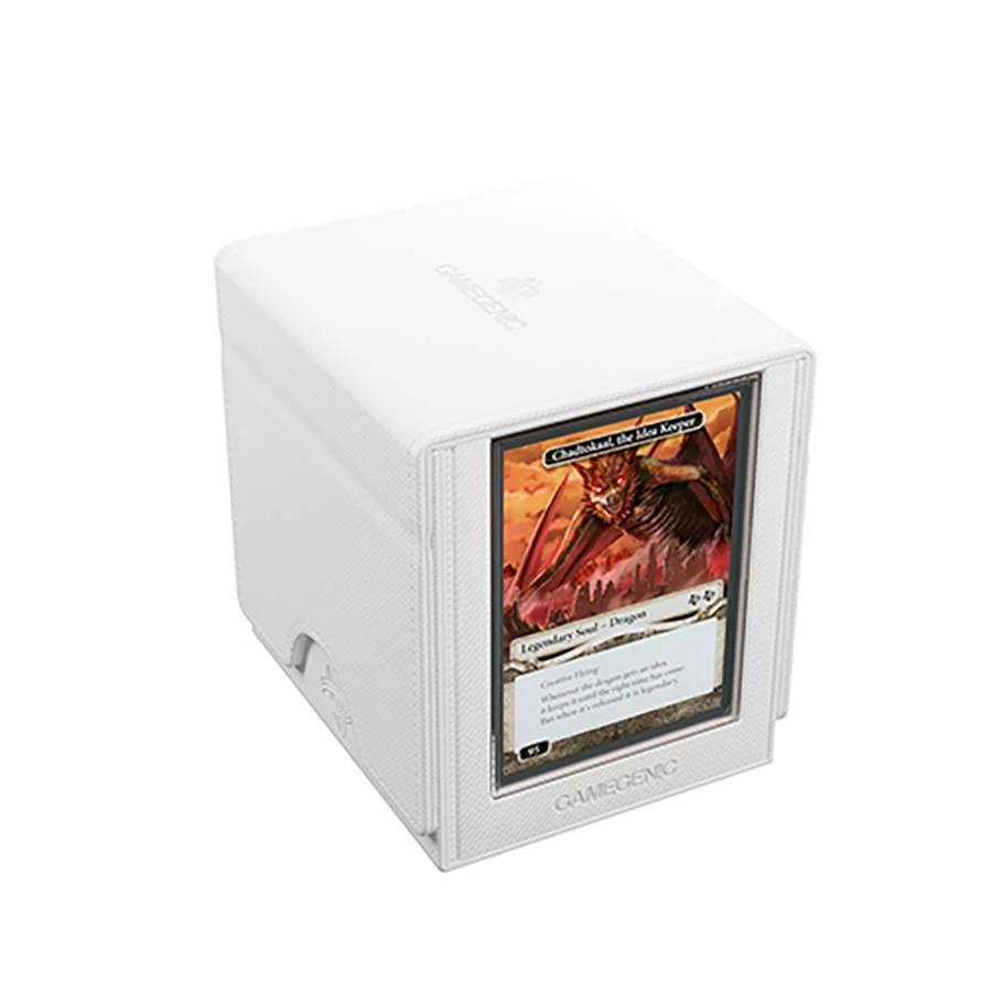 Gamegenic: Sidekick Pro - 100+ Card XL Convertible Deck Box: White - Image 2
