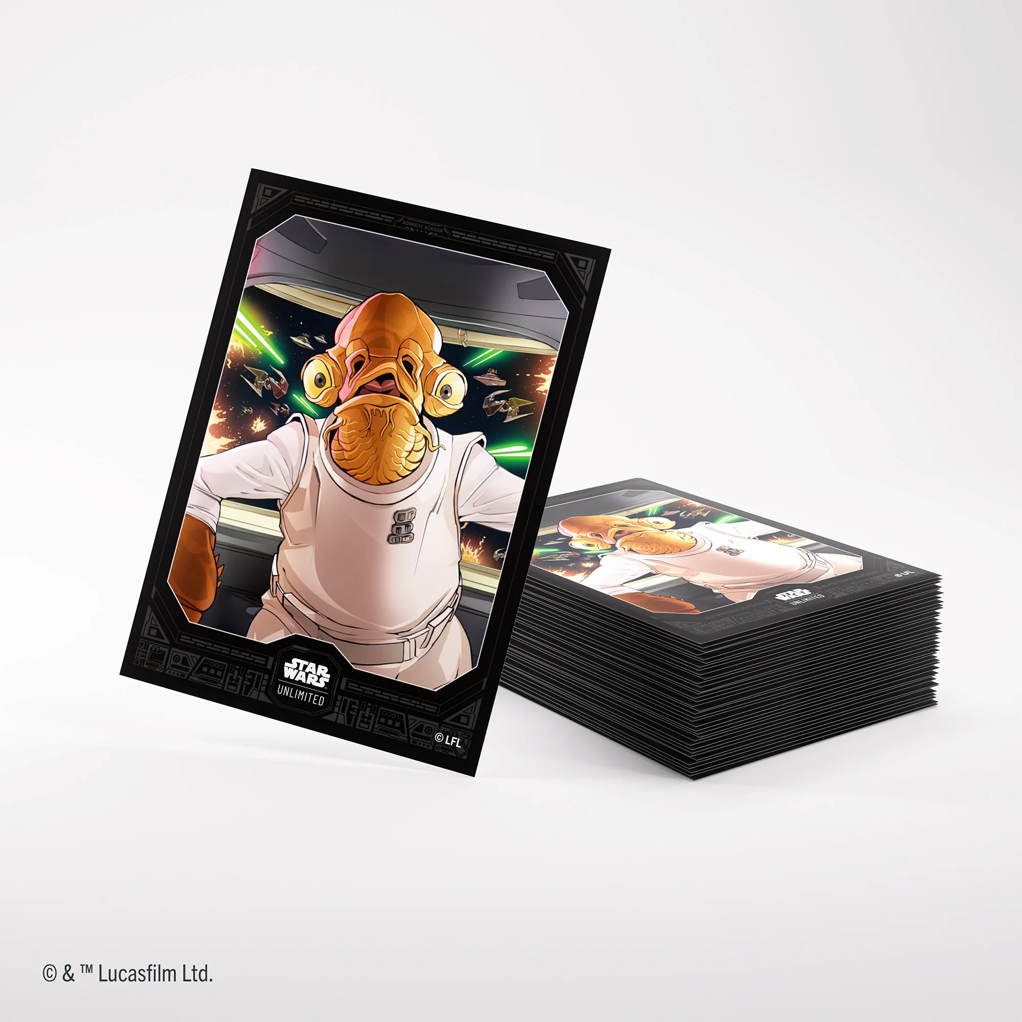 Gamegenic: Star Wars: Unlimited -Art Sleeve - Admiral Ackbar