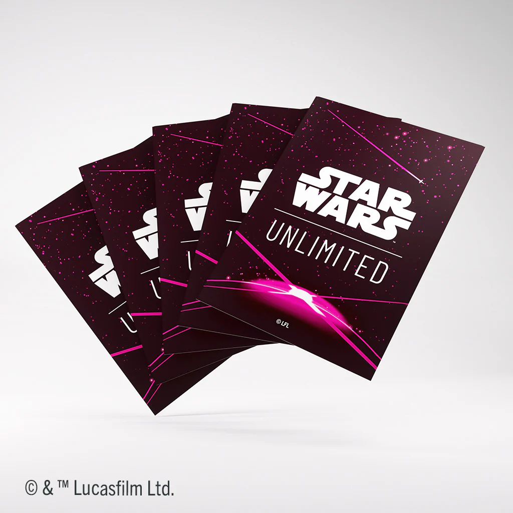 Gamegenic: Star Wars: Unlimited -Art Sleeve - Back Magenta