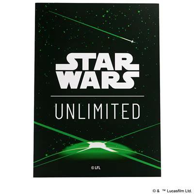 Gamegenic Star Wars: Unlimited Art Sleeve - Card Back Green - Image 2
