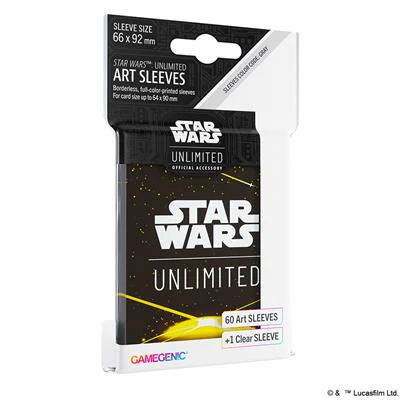 Gamegenic Star Wars: Unlimited Art Sleeve - Card Back Yellow - Image 3