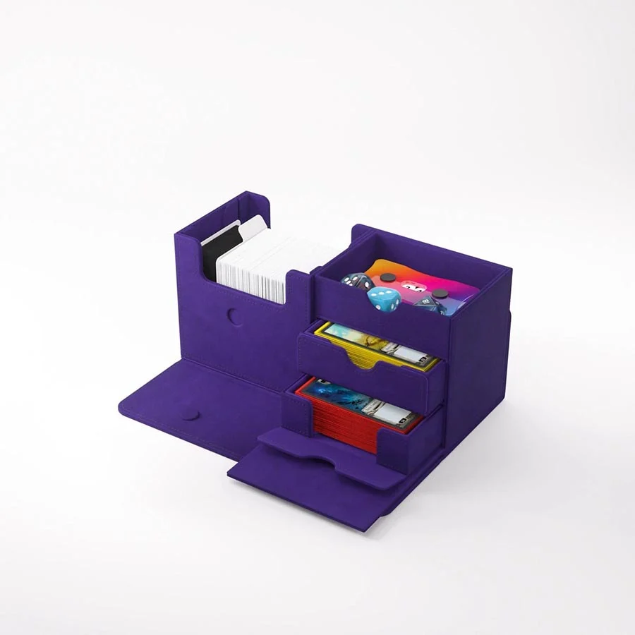 Gamegenic: The Academic 133+XL Deck Box - Purple/Purple