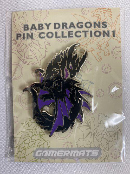 GamerMats: Baby Dragon Pin - Skull Collector (Black)
