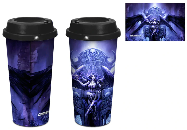 GamerMats: Dark Angel - Tumbler with Lid