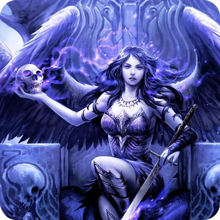 GamerMats: Dragon Art Coaster - Dark Angel