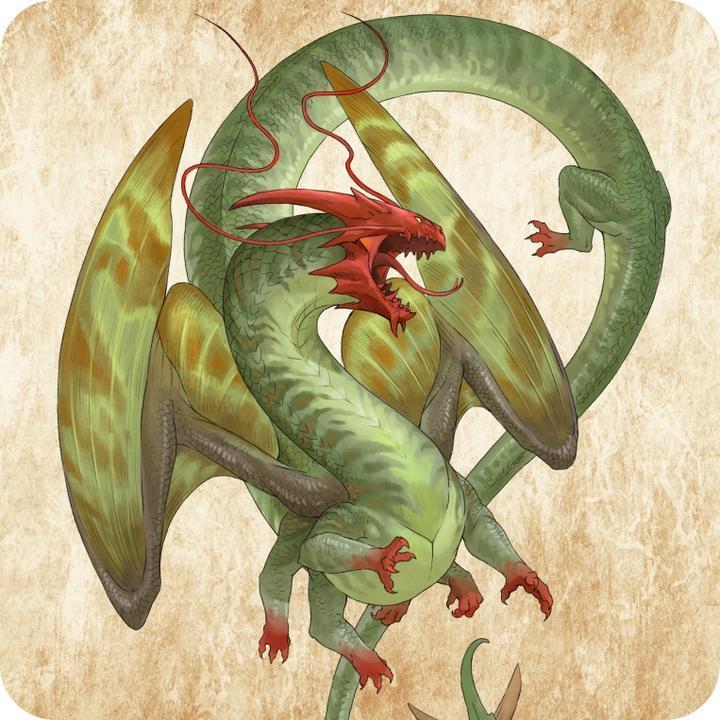 GamerMats: Dragon Art Coaster - Eupithecia Moth